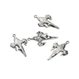 Gothic Alloy Cross Connector with Enamel Finish for Jewelry Making Accessories