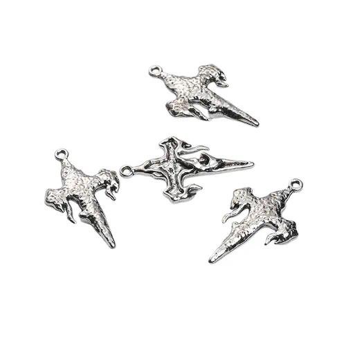 Gothic Alloy Cross Connector with Enamel Finish for Jewelry Making Accessories