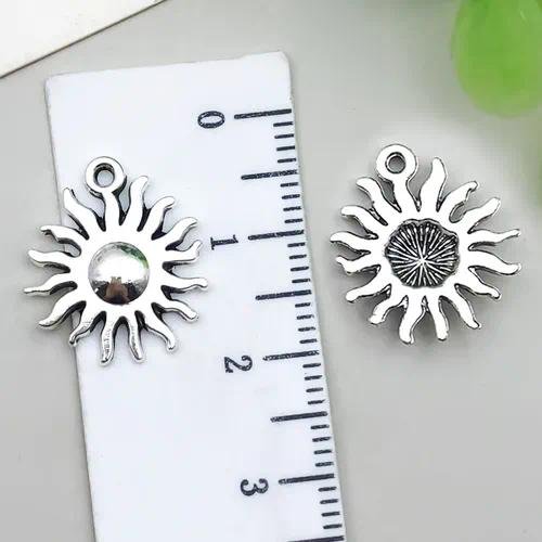 DIY Alloy Star Pendant Necklace Bracelet Earring Hollow Out Cross Four Pointed Star Jewelry Accessories Handmade Craft Supplies